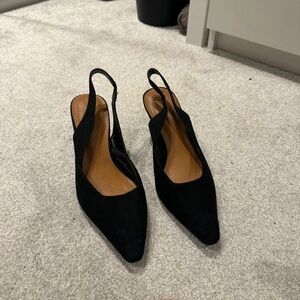 Marks & Spencer Black Slingback Heels